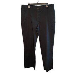 Dickies men's Black Core Work Pants Straight Leg Flat Front GP474BK size 42x32